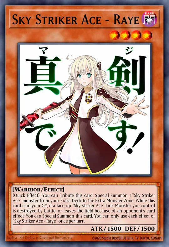 Sky Striker Ace - Raye (Variant Art) - RA05-EN093 - 1st Edition - Ultra Rare