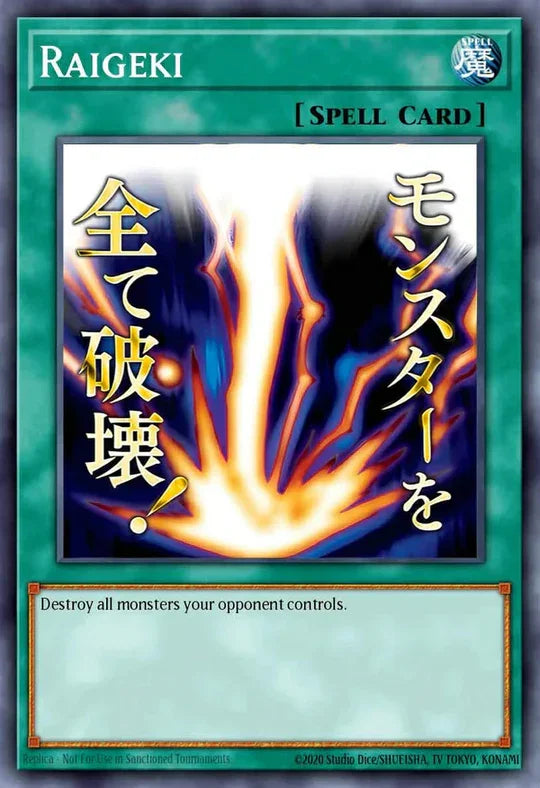 Raigeki (Variant Art) - RA05-EN110 - 1st Edition - Ultra Rare