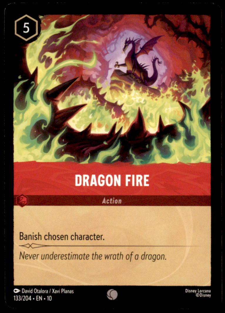 Dragon Fire Common Whispers in the Well 133/204 NM