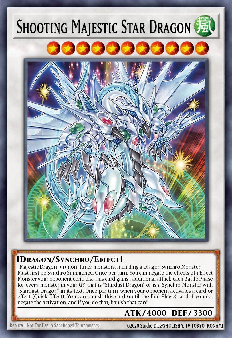 SHOOTING MAJESTIC STAR DRAGON - BLGG-EN092 - 1st Edition - SECRET RARE