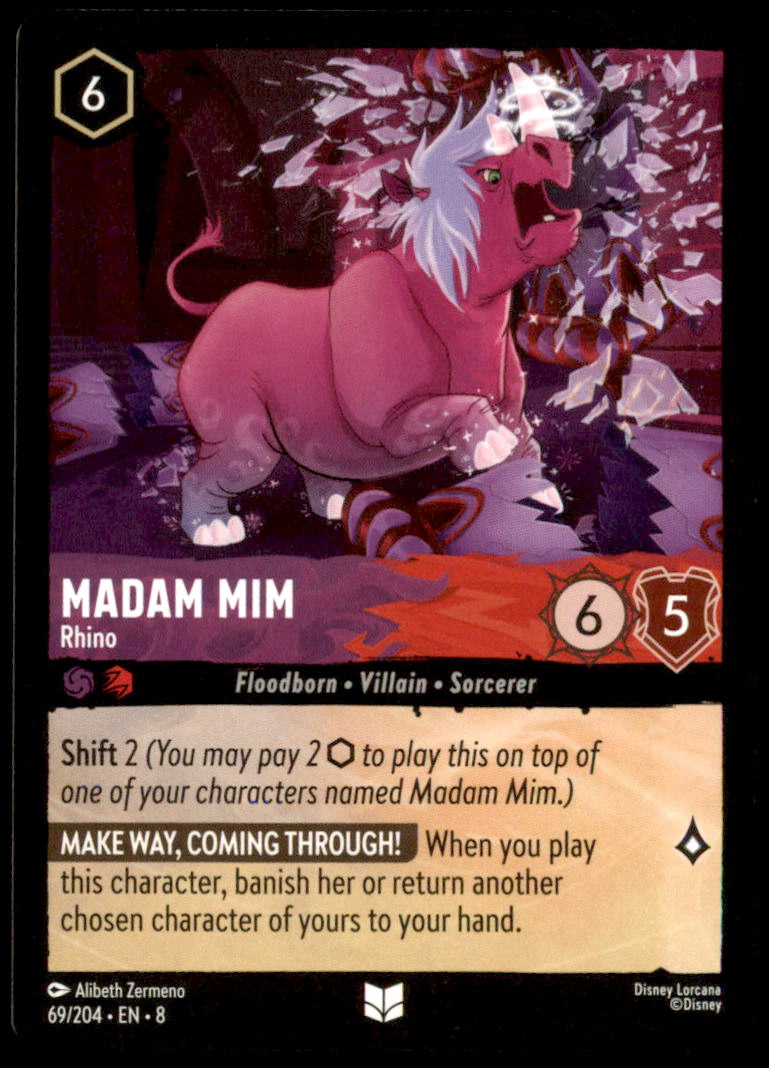 Madam Mim - Rhino Uncommon Reign of Jafar 69/204 NM