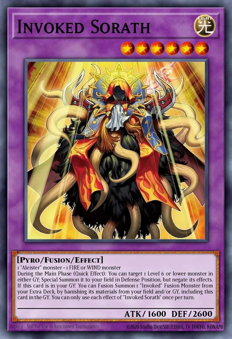 INVOKED SORATH - CORI-EN030 - 1st Edition - SUPER RARE