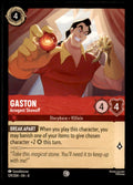 Gaston - Arrogant Showoff Common Reign of Jafar 129/204 NM