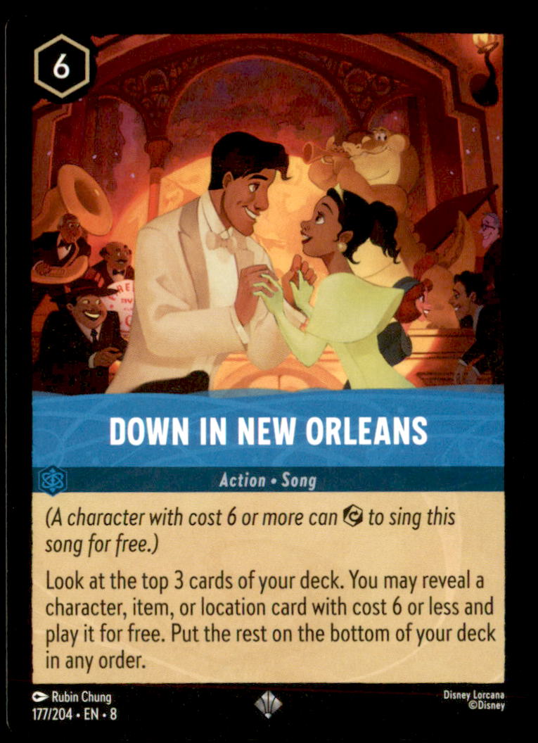 Down in New Orleans Super Rare Reign of Jafar 177/204 NM