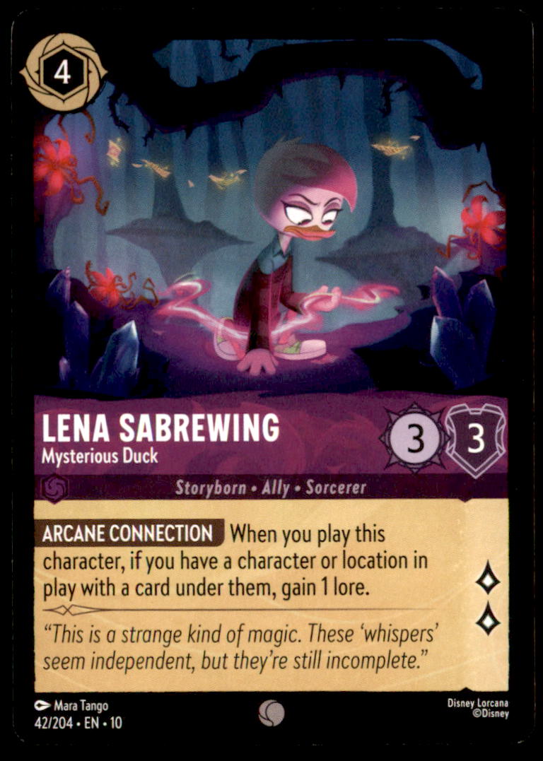 Lena Sabrewing - Mysterious Duck Common Whispers in the Well 42/204 NM