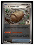Antique Armor Fossil Reverse Holo Common ME05: Pitch Black 072/084 NM