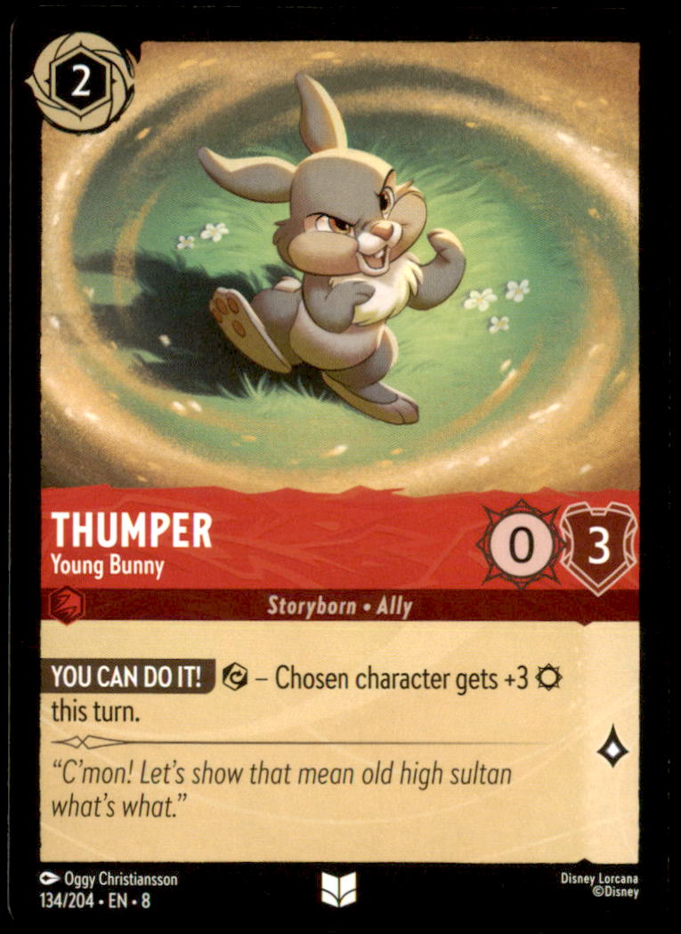 Thumper - Young Bunny Uncommon Reign of Jafar 134/204 NM