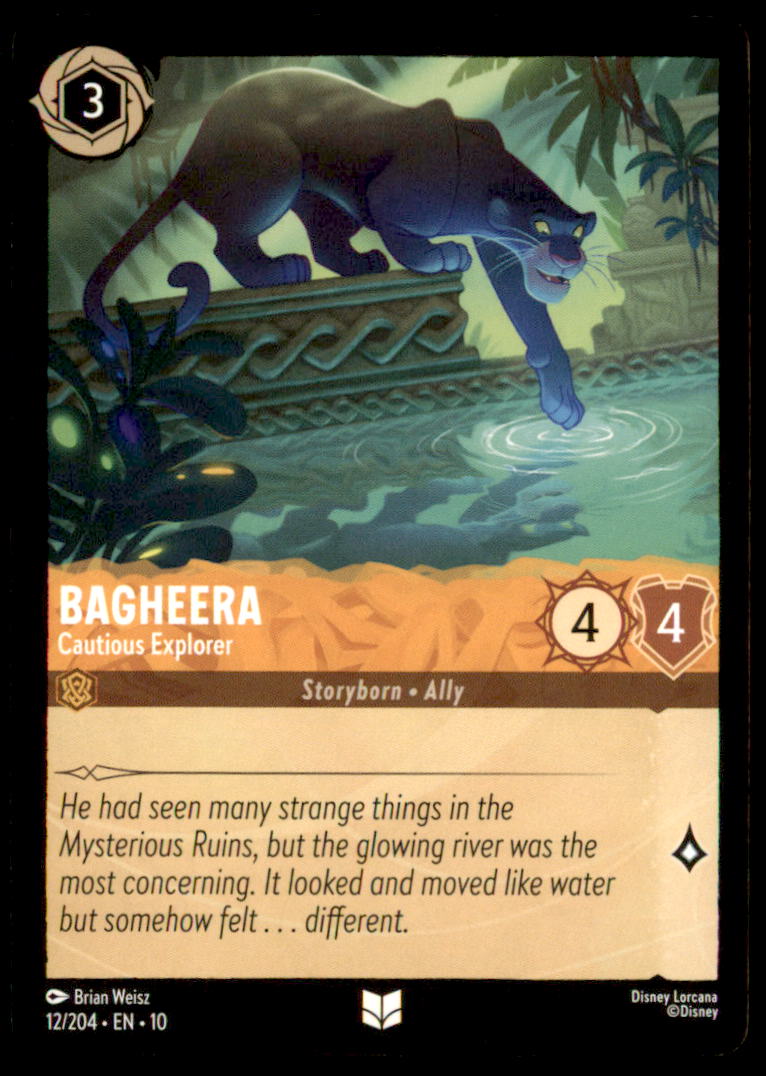 Bagheera - Cautious Explorer Uncommon Whispers in the Well 12/204 NM
