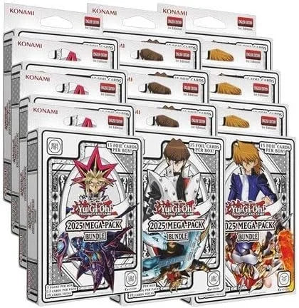 Yu-Gi-Oh! 2025 Mega Pack Bundle Tuck Box Case (12 Boxes)