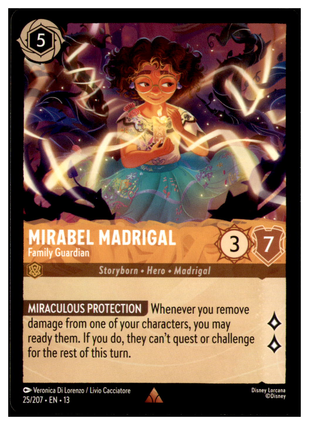 Mirabel Madrigal - Family Guardian Rare Attack of the Vine! 25/207 NM