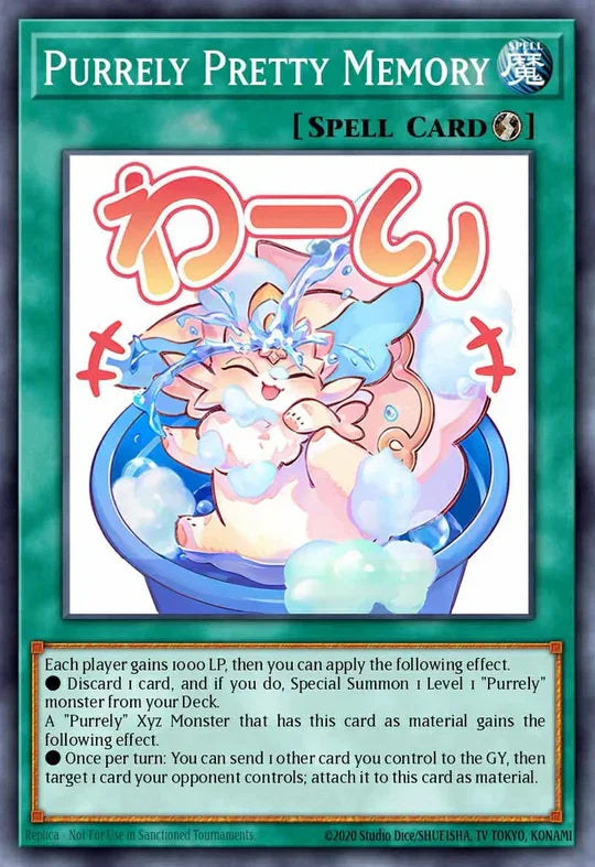 Purrely Pretty Memory (Variant Art) - RA05-EN120 - 1st Edition - Starlight Rare