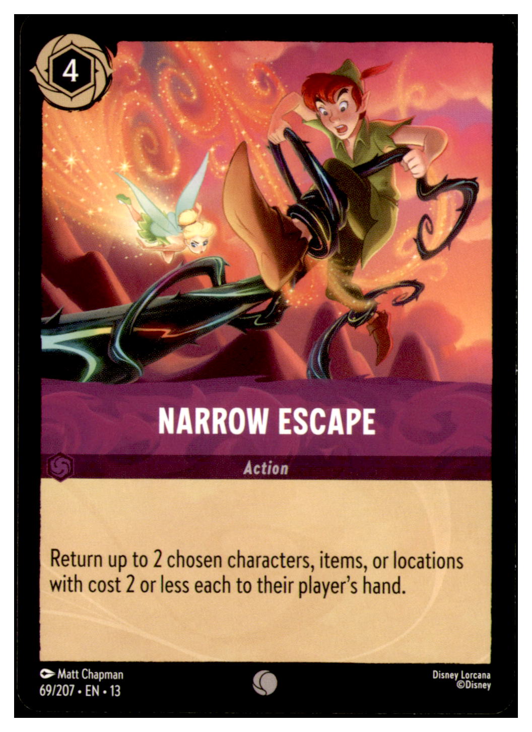 Narrow Escape Common Attack of the Vine! 69/207 NM