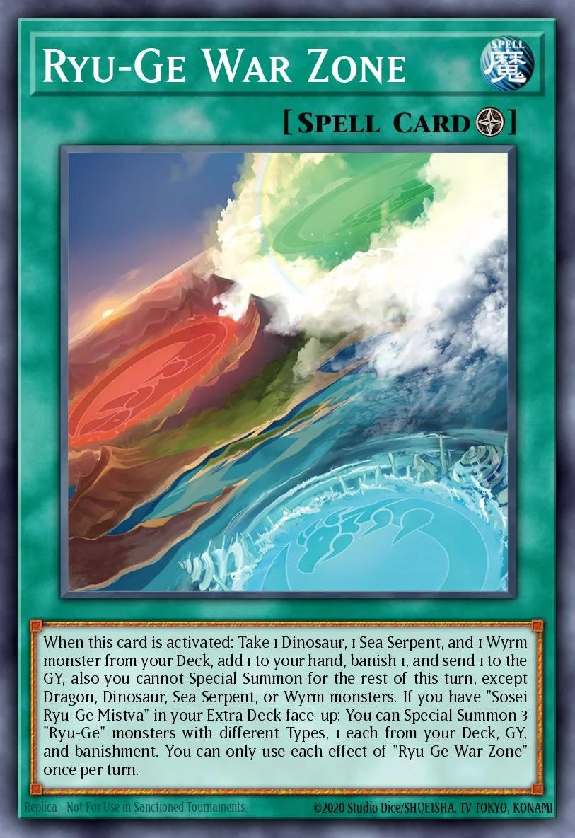 RYU-GE WAR ZONE - CRBR-EN036 - 1st Edition - SUPER RARE