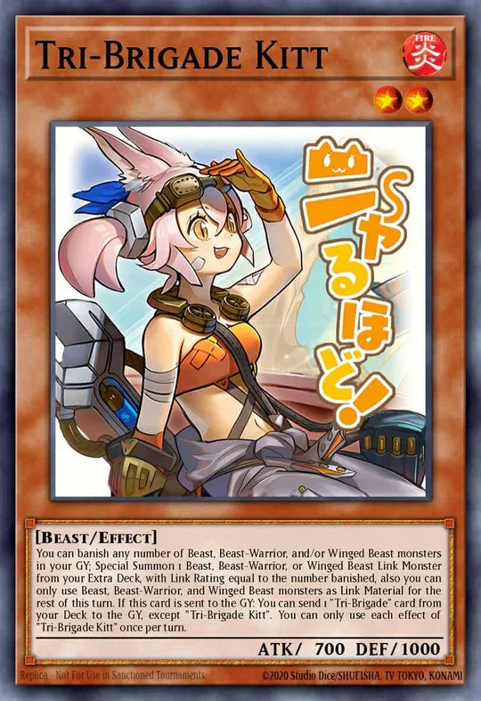 Tri-Brigade Kitt (Variant Art) - RA05-EN098 - 1st Edition - Ultra Rare