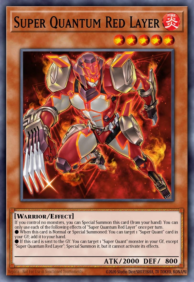 Super Quantum Red Layer - RA05-EN008 - 1st Edition - Ultra Rare