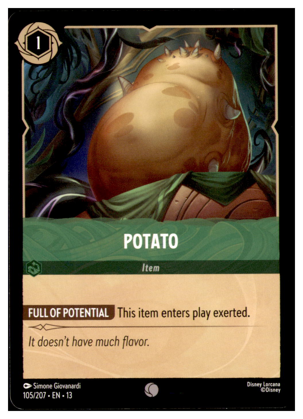 Potato Common Attack of the Vine! 105/207 NM