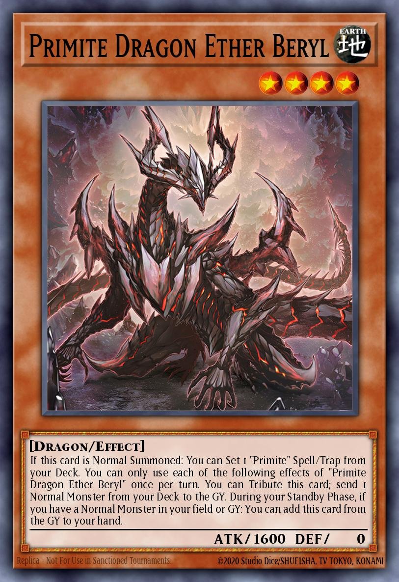 Primite Dragon Ether Beryl - RA05-EN033 - 1st Edition - Ultra Rare