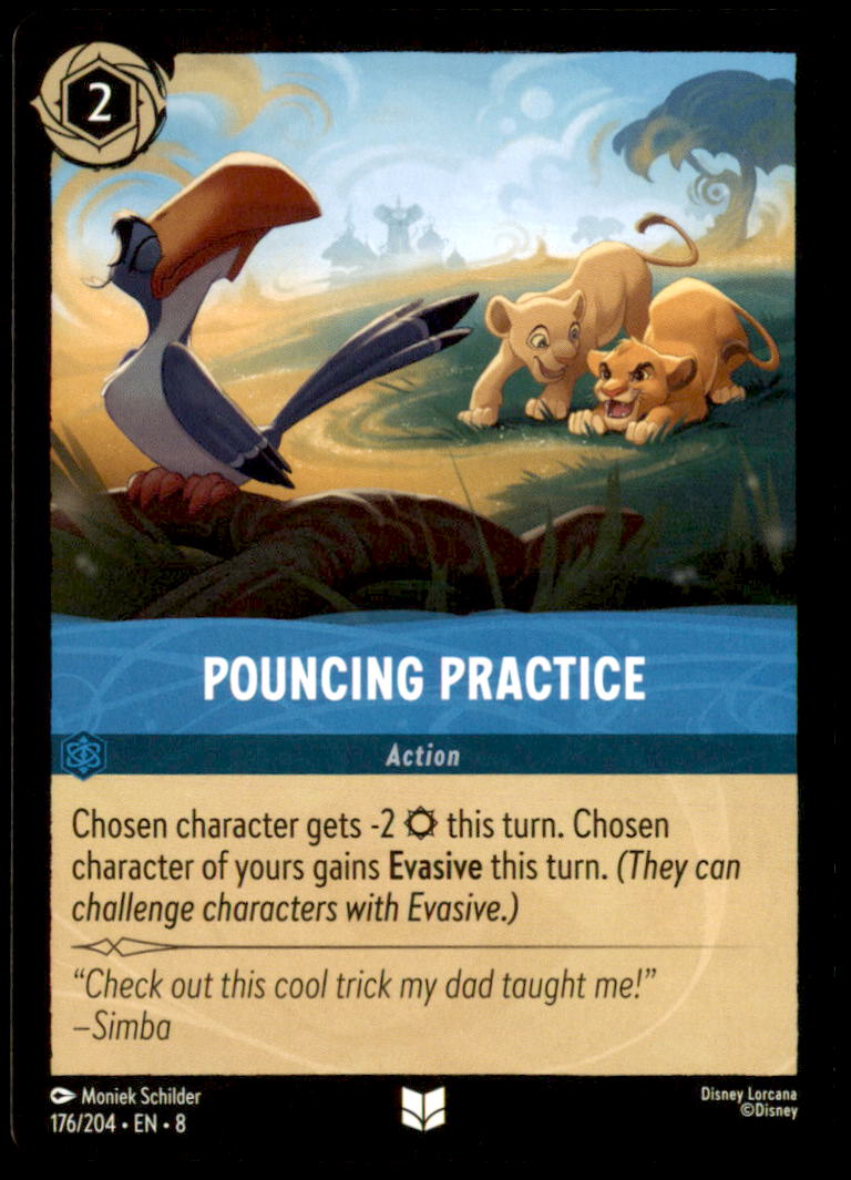 Pouncing Practice Uncommon Reign of Jafar 176/204 NM