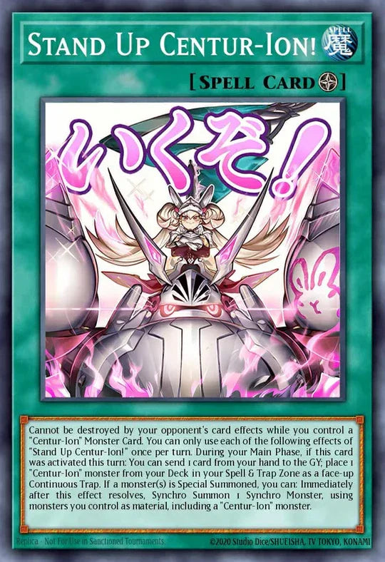 Stand Up Centur-Ion! (Variant Art) - RA05-EN122 - 1st Edition - Starlight Rare