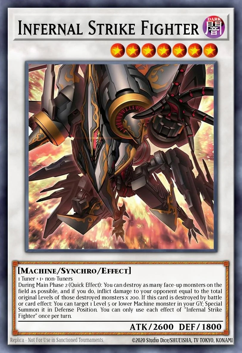 Infernal Strike Fighter - MAMO-EN123 - Secret Rare - 1st Edition