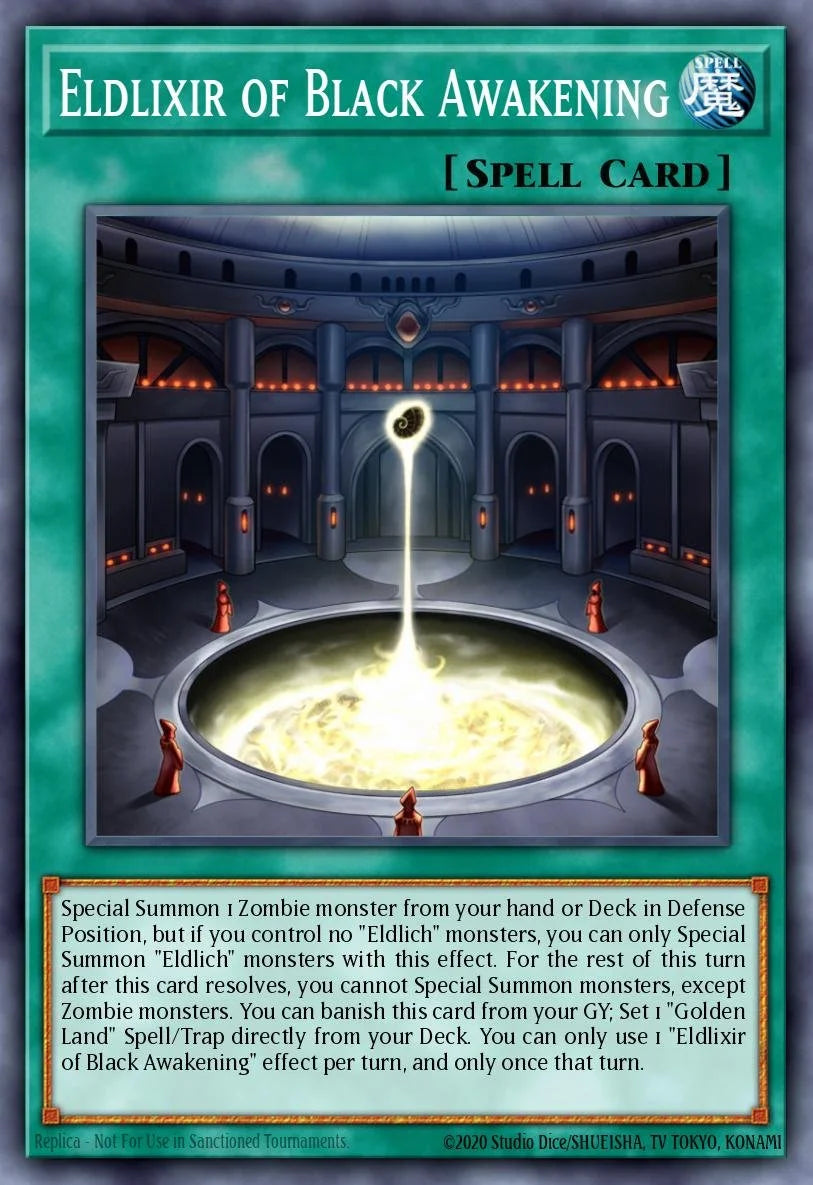 Eldlixir of Black Awakening - RA05-EN065 - 1st Edition - Platinum Secret Rare