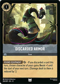 Discarded Armor Cold Foil Uncommon Attack of the Vine! 204/207 NM
