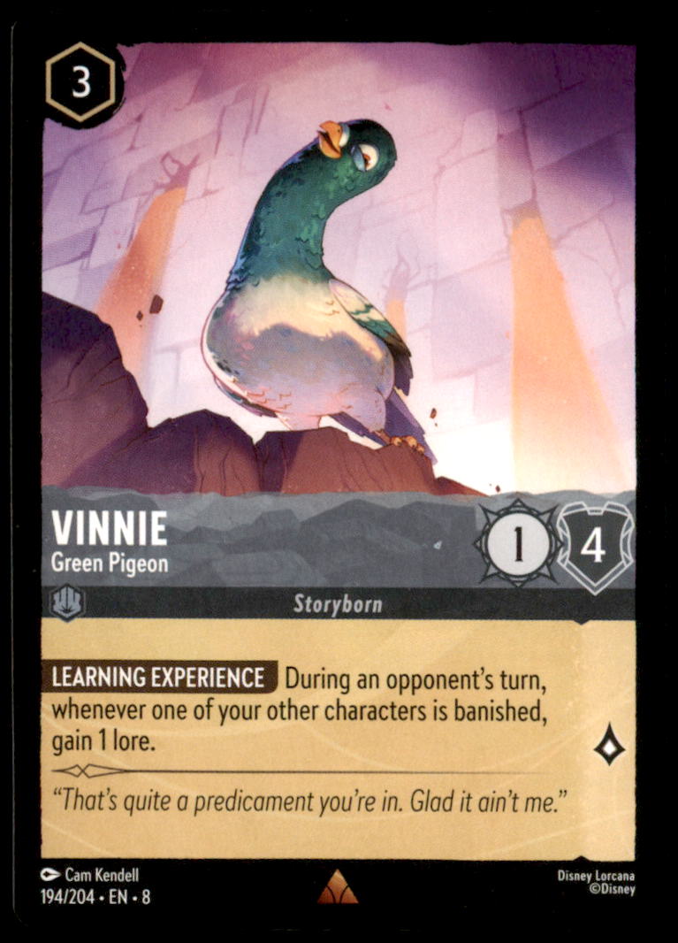 Vinnie - Green Pigeon Rare Reign of Jafar 194/204 NM