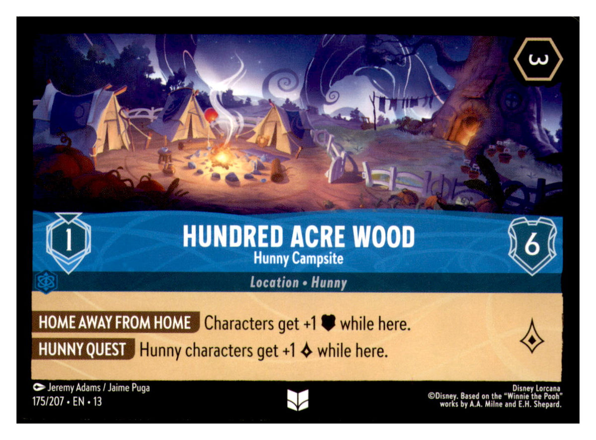 Hundred Acre Wood - Hunny Campsite Uncommon Attack of the Vine! 175/207 NM