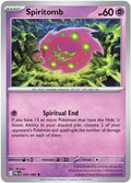 Spiritomb Holo 035/084 Rare ME05: Pitch Black Near Mint