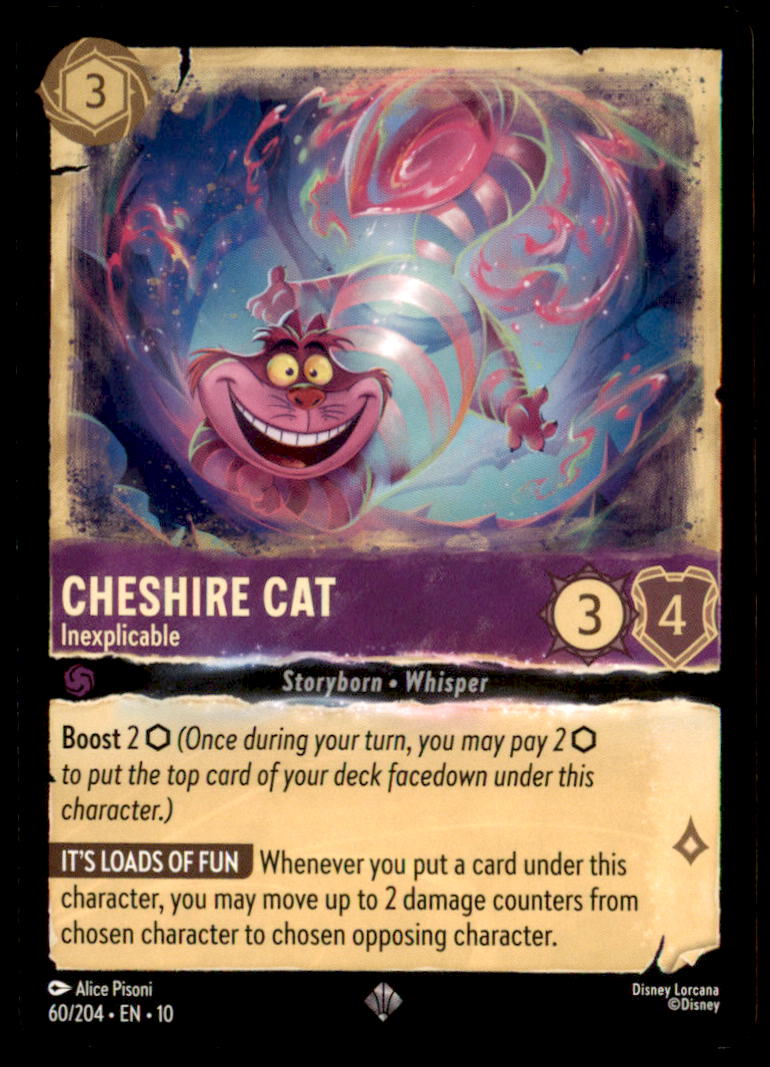 Cheshire Cat - Inexplicable Super Rare Whispers in the Well 60/204 NM