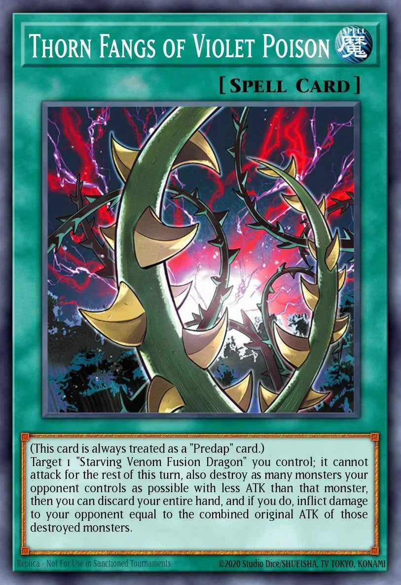 THORNS OF VIOLET POISON - BLGG-EN039 - 1st Edition - ULTRA RARE