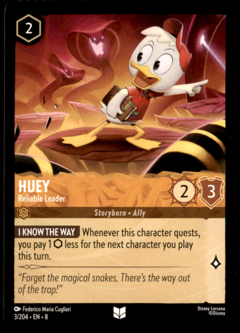 Huey - Reliable Leader Uncommon Reign of Jafar 3/204 NM