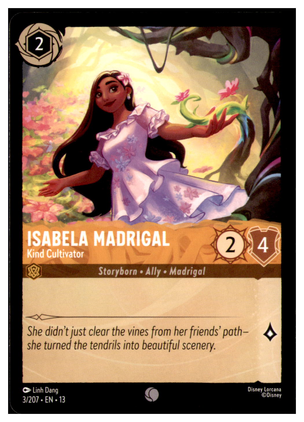 Isabela Madrigal - Kind Cultivator Common Attack of the Vine! 3/207 NM