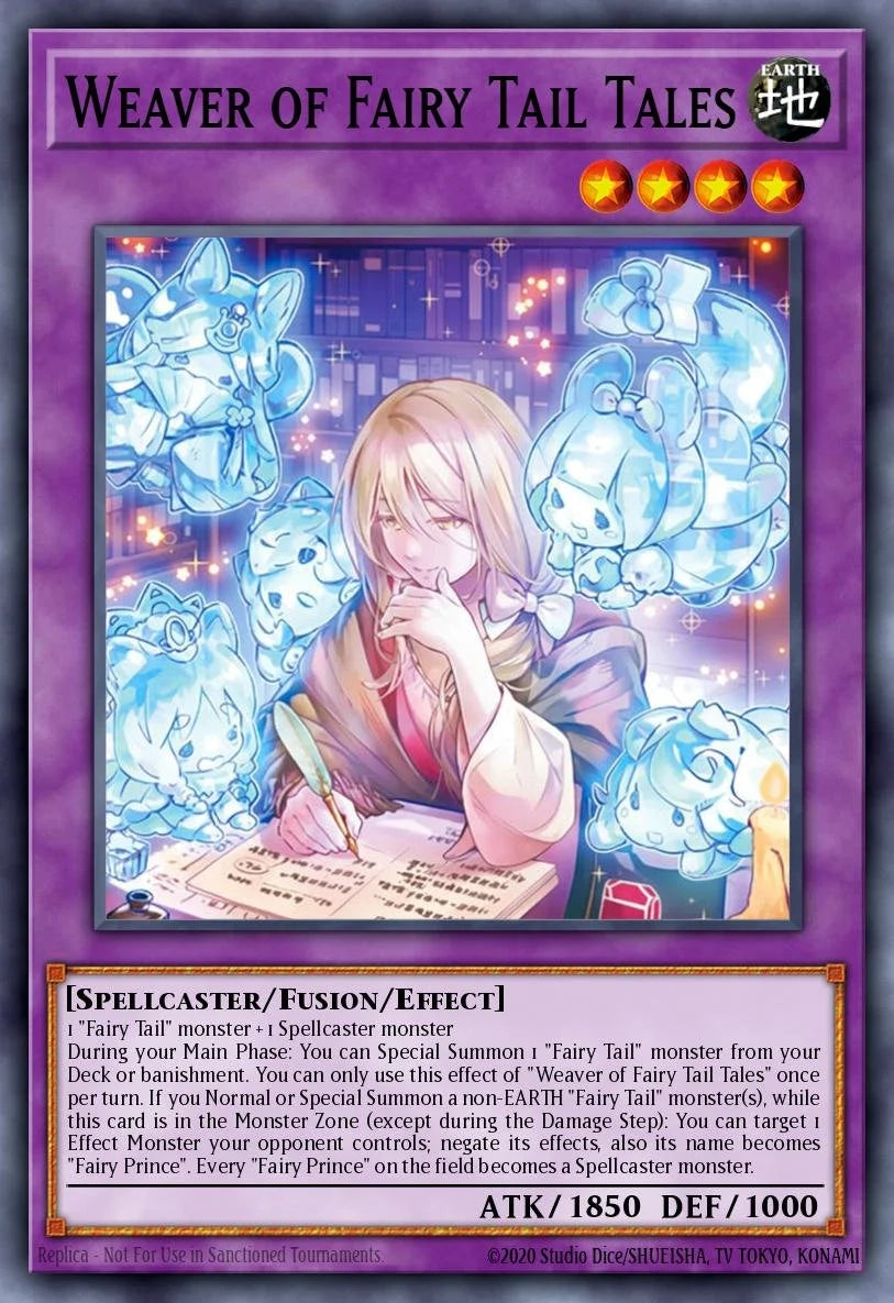 WEAVER OF FAIRY TAILS - BLZD-EN033 - 1st Edition - SUPER RARE