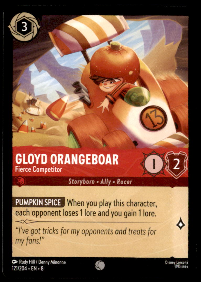 Gloyd Orangeboar - Fierce Competitor Common Reign of Jafar 121/204 NM
