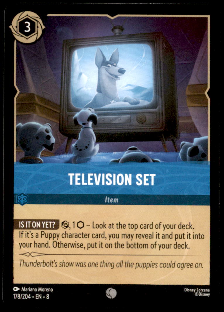 Television Set Common Reign of Jafar 178/204 NM