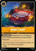 Webby's Diary Cold Foil Uncommon Whispers in the Well 31/204 NM