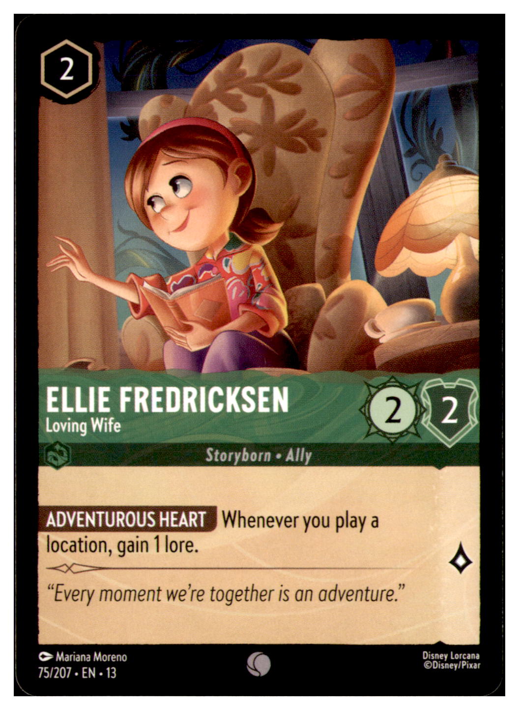 Ellie Fredricksen - Loving Wife (Foil) Common Attack of the Vine! 75/207 NM