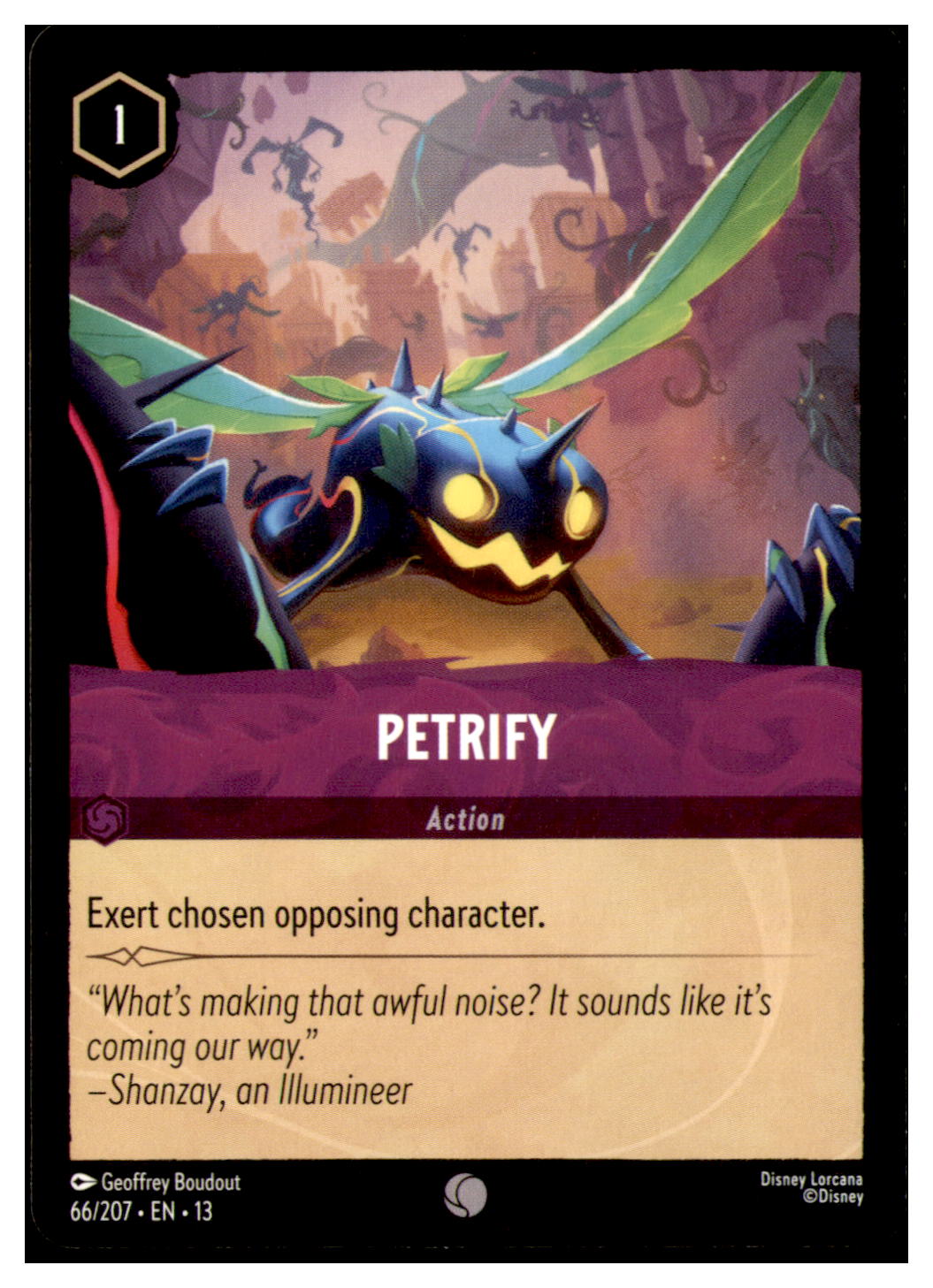 Petrify Common Attack of the Vine! 66/207 NM