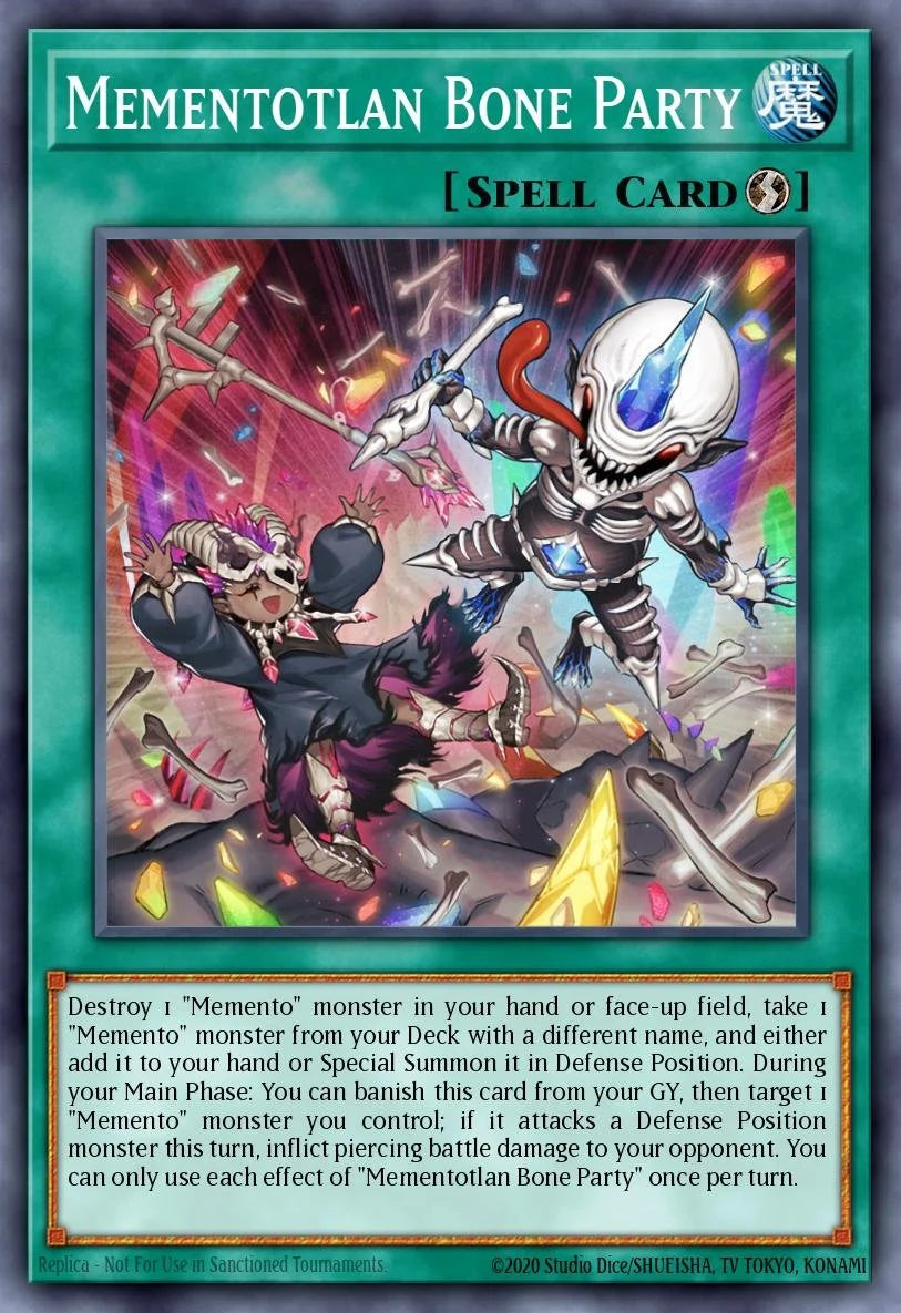 MEMENTOTLAN BONE PARTY - RA04-EN099 - 1st Edition - ULTRA RARE
