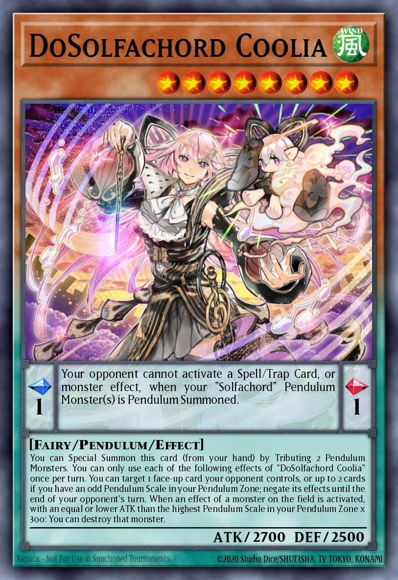 DoSolfachord Coolia - RA05-EN018 - 1st Edition - Ultimate Rare