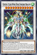 Crystal Clear Wing Over Synchro Dragon - LAVD-ENS34 - 1st Edition - SECRET RARE