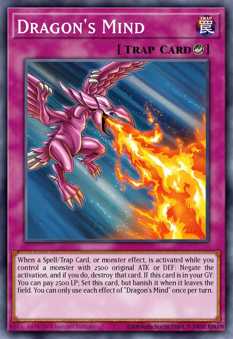 Dragon's Mind - RA05-EN082 - 1st Edition - Secret Rare