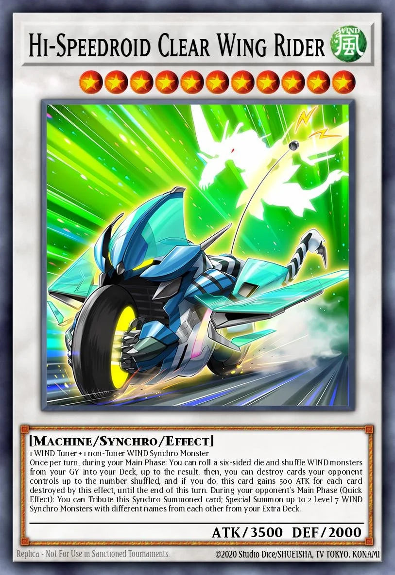 Hi-Speedroid Clear Wing Rider - LAVD-ENS33 - 1st Edition - COMMON