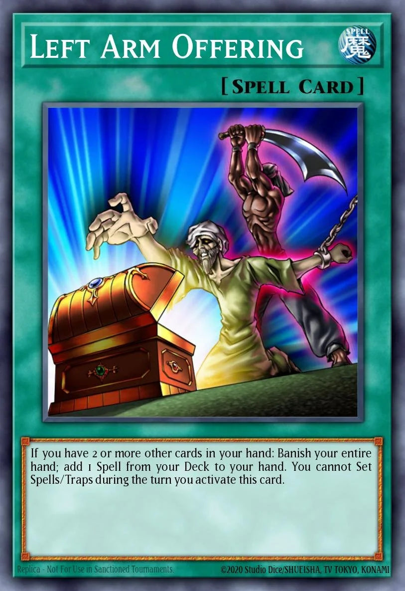 LEFT ARM OFFERING - RA04-EN086 - 1st Edition - ULTRA RARE