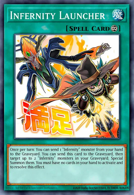 Infernity Launcher (Variant Art) - RA05-EN139 - 1st Edition - Starlight Rare