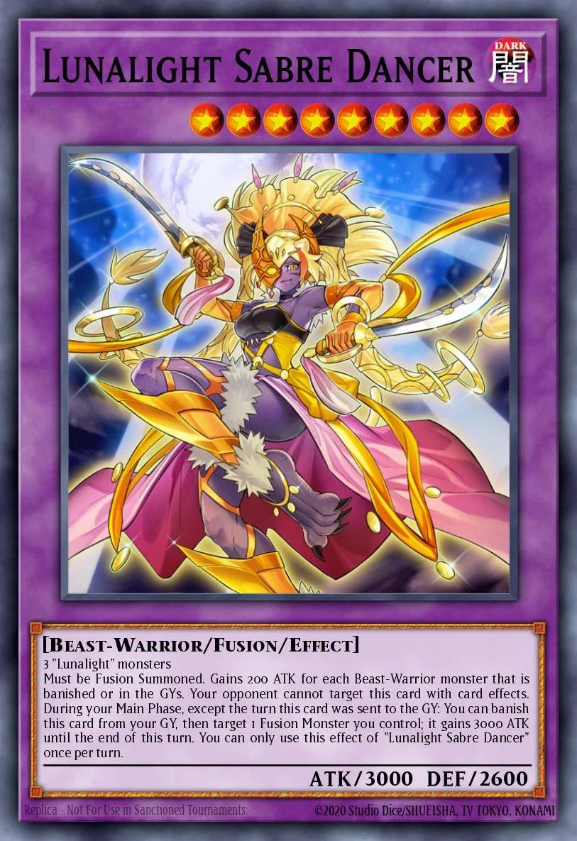 Lunalight Sabre Dancer - LAVD-ENL33 - 1st Edition - COMMON
