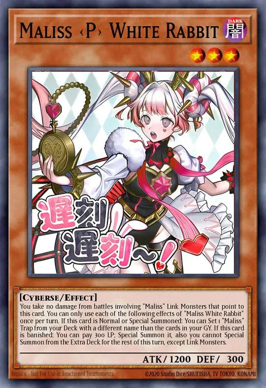 Maliss <P> White Rabbit (Variant Art) - RA05-EN136 - 1st Edition - Ultra Rare