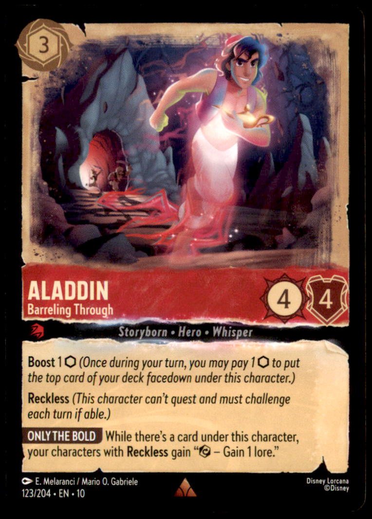 Aladdin - Barreling Through Rare Whispers in the Well 123/204 NM
