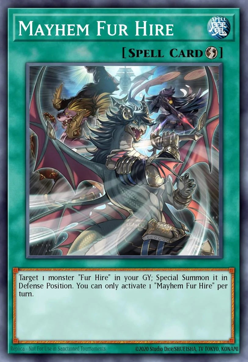MAYHEM FUR HIRE - BLGG-EN116 - 1st Edition - ULTRA RARE